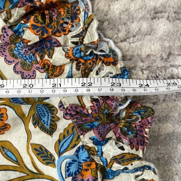 Love the Label Hazel Top, Cheyna Ivory Print Size Small - Picture 7 of 9